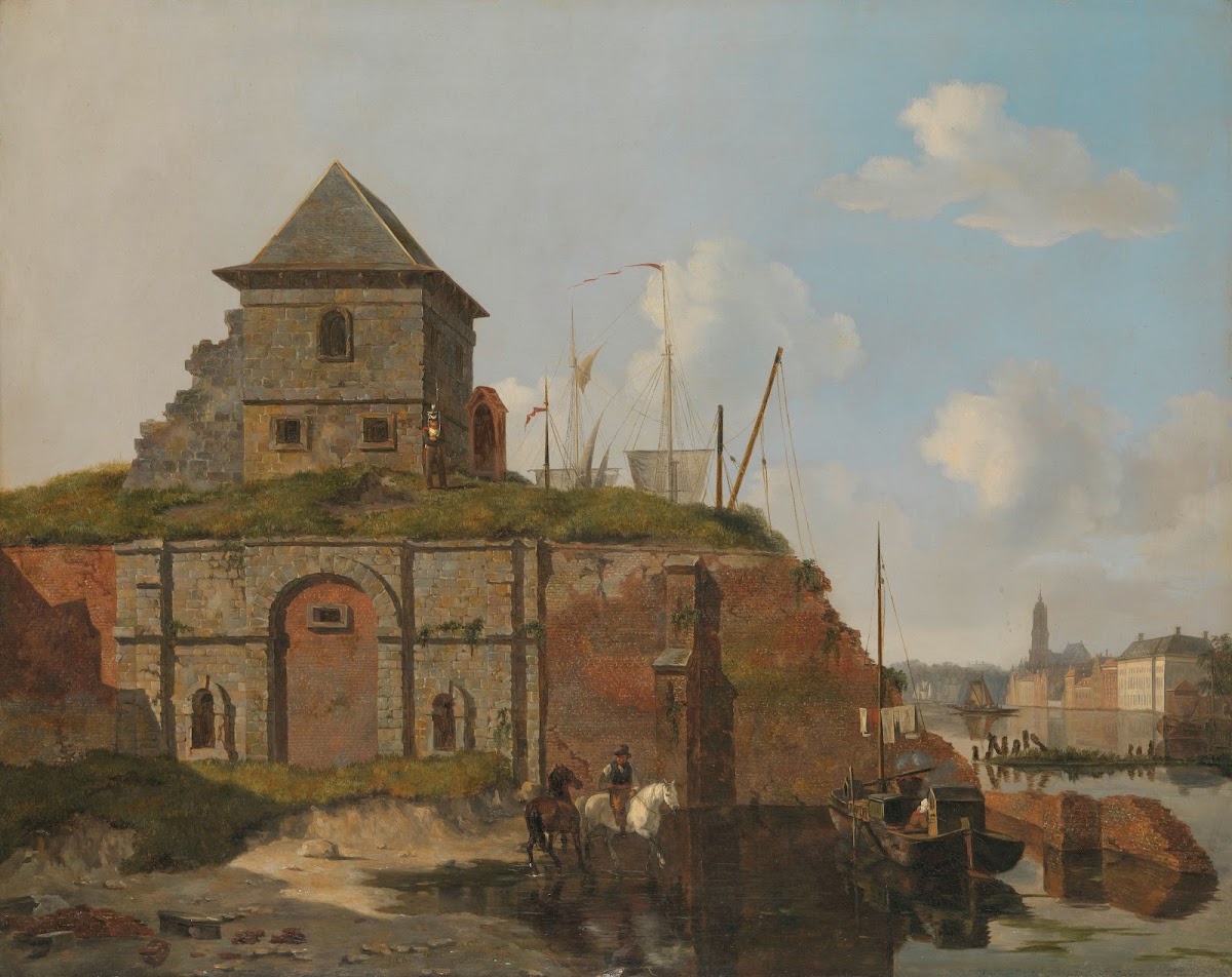 City Wall with Gunpowder Magazine 1830
