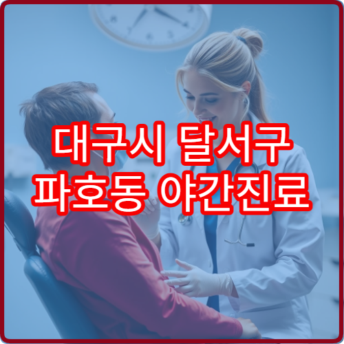 대구시 달서구 파호동 야간진료 안과 정보