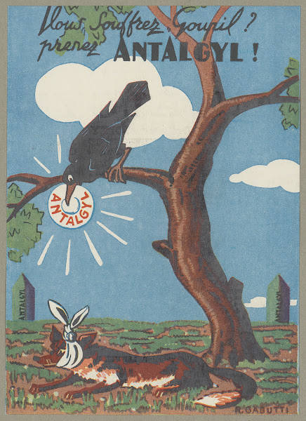 Vous souffrez Goupil  Prenez Antalgyl  1910 1950