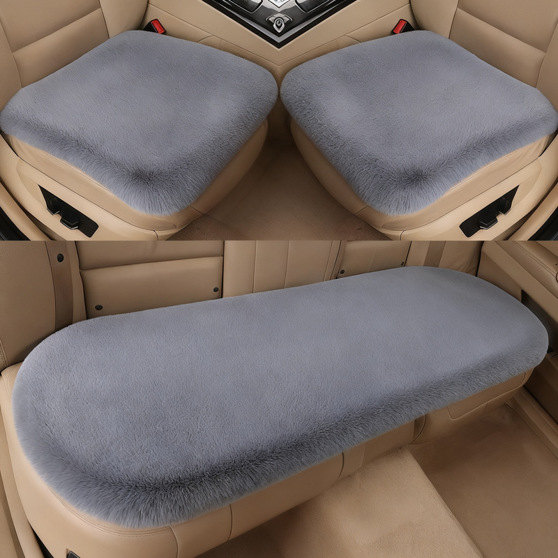 Plush Car Seat Cushion, Winter Edition