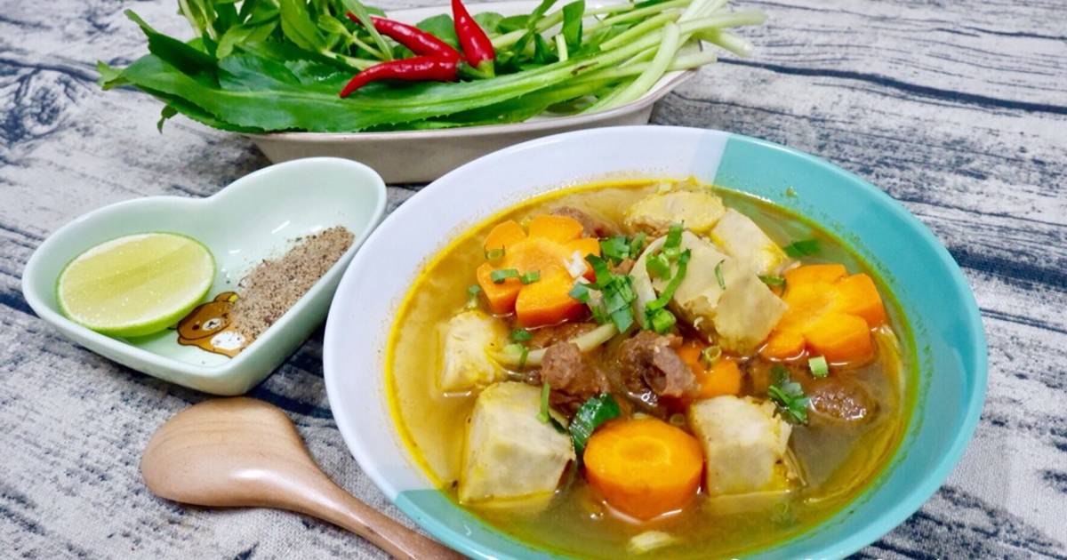 Bò Kho Khoai Môn