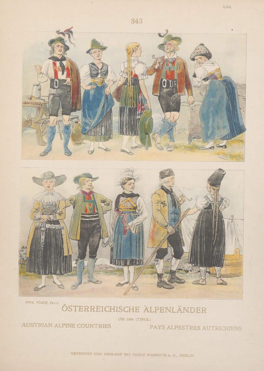 Austrian Alpine Countries 1905