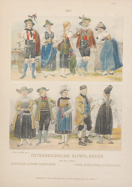 Austrian Alpine Countries 1905