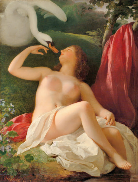 Leda mit dem Schwan 1839