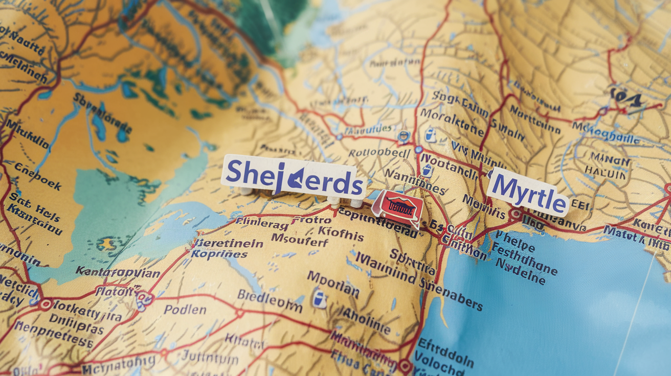 Distance and Travel Tips: Myrtle Beach to Shepherdsville