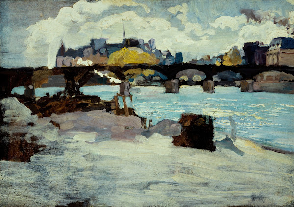 Le Pont Des Arts Et La Pointe De LîLe De La Cité 1880