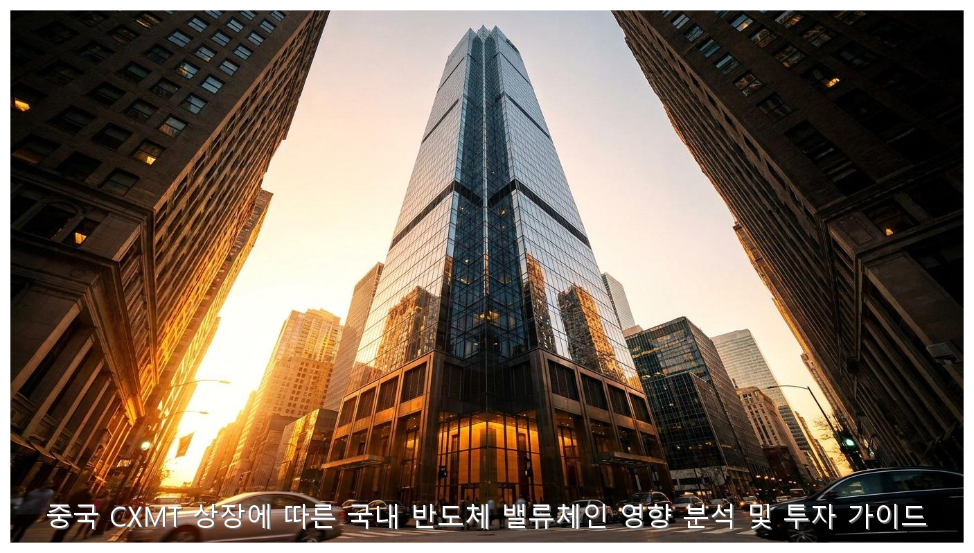 중국 CXMT 상장에 따른 국내 반도체 밸류체인 영향 분석 및 투자 가이드 핵심 안내 및 분석 인포그래픽 (2)