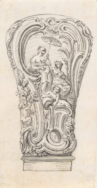 Design for a Repouseé Cane Handle