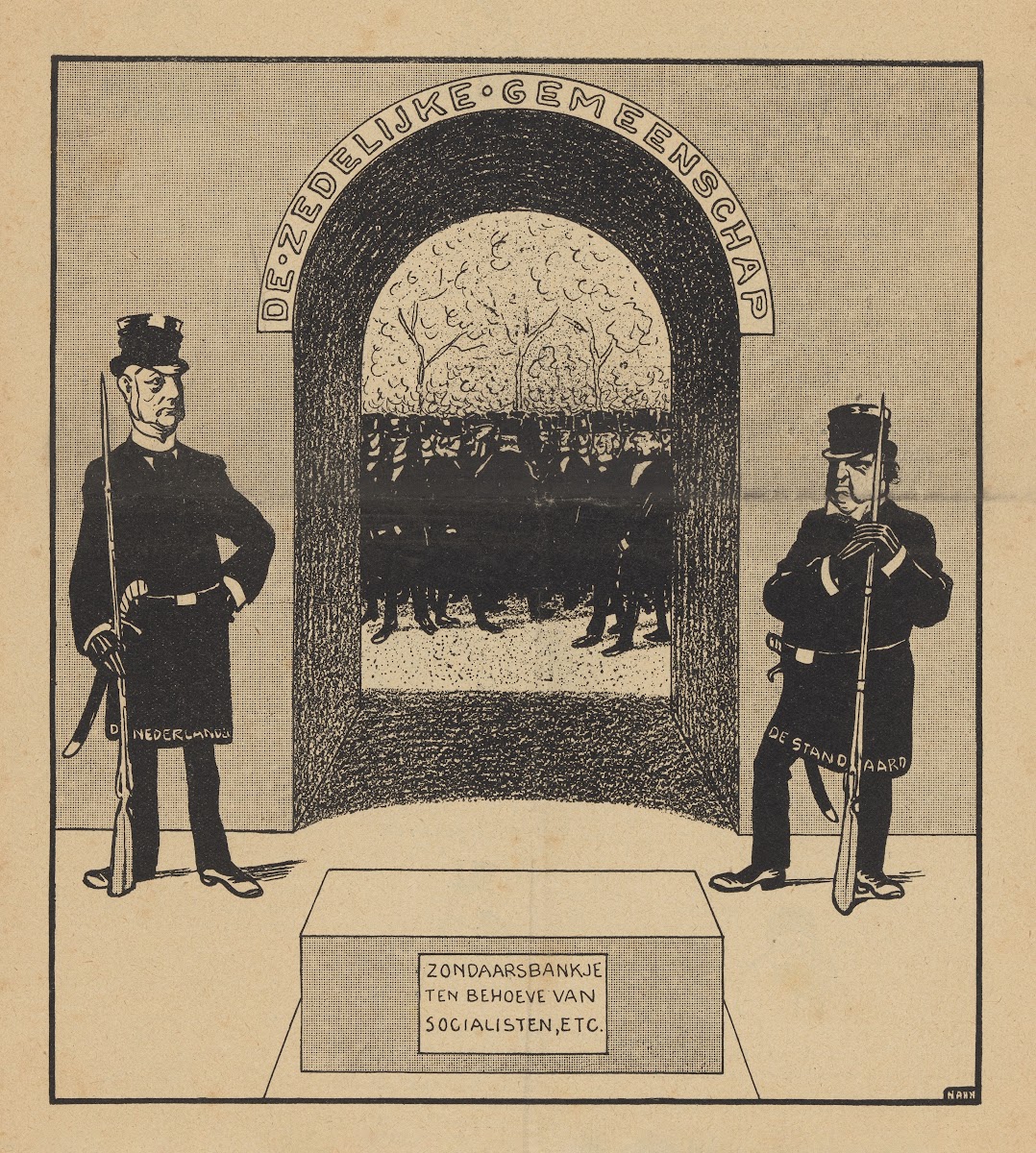 De Notenkraker 26 januari 1907  De Zedelijke Gemeenschap 1907