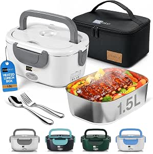 Forabest Fiambrera Eléctrica Premium con Bolsa Reforzada