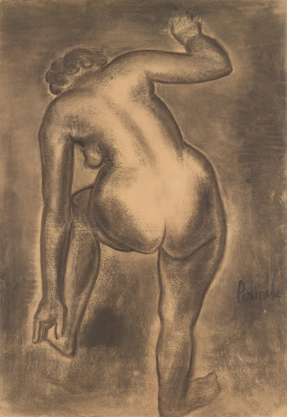 Naakt op de rug gezien 1943