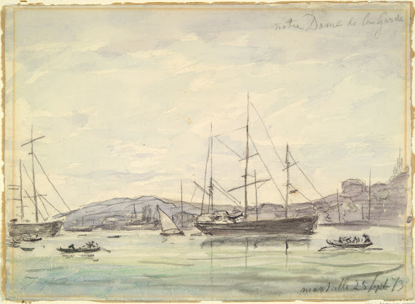 Harbor SceneMarseilles 1873