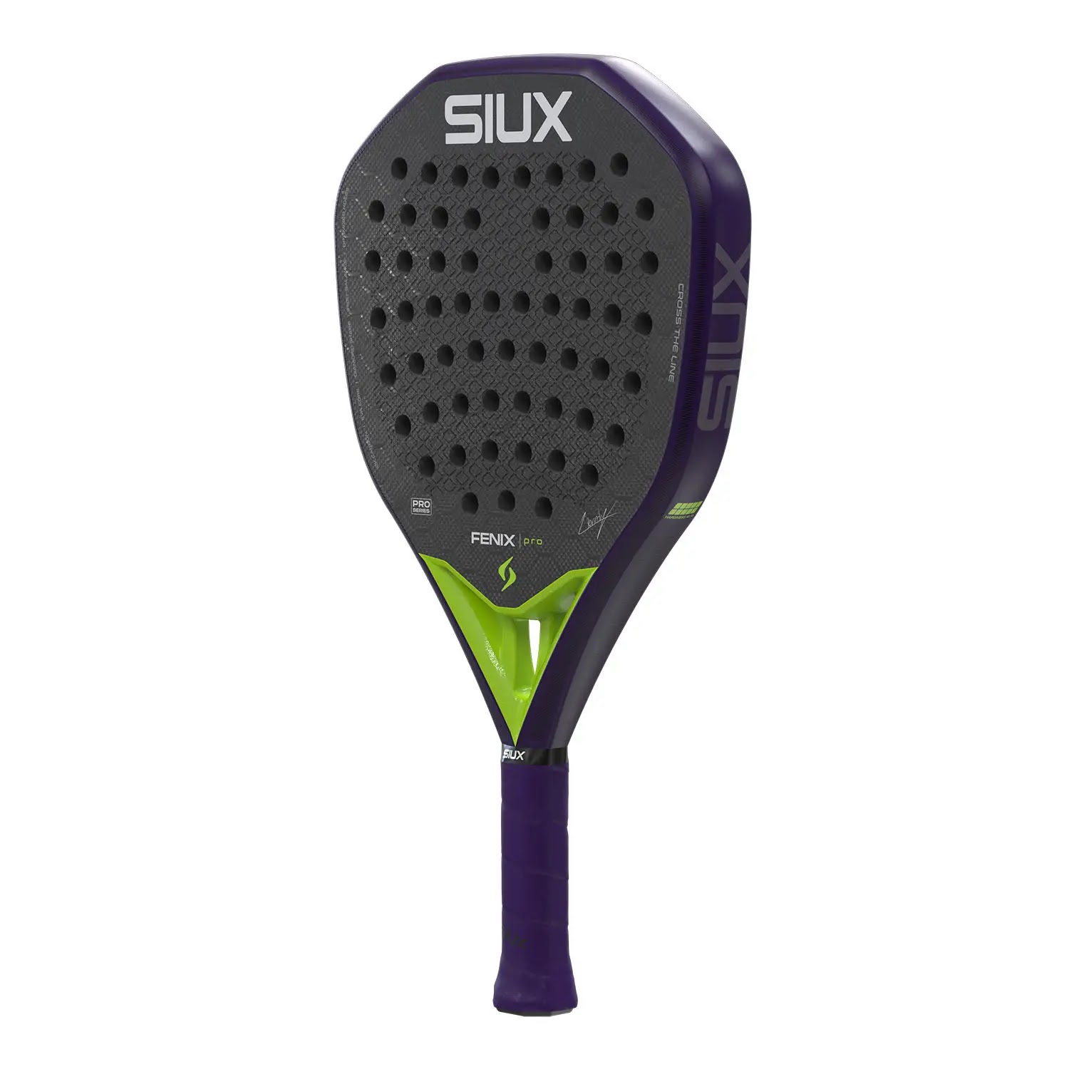 Siux Fenix Pro Glow Purple 2026 Racket Padel  - Gambar 3