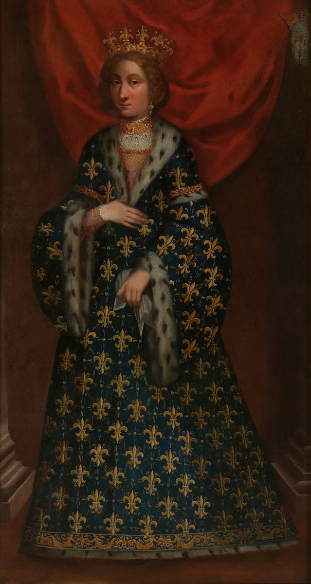 Portait of Bona of Berry wife of Amedeo VII 18th Century