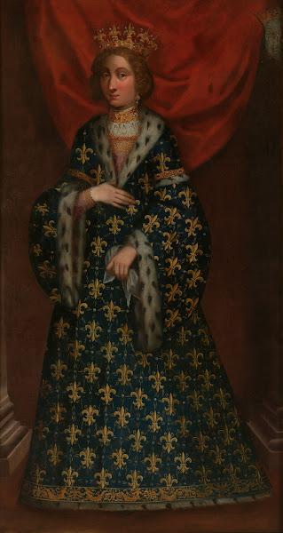 Portait of Bona of Berry wife of Amedeo VII 18th Century