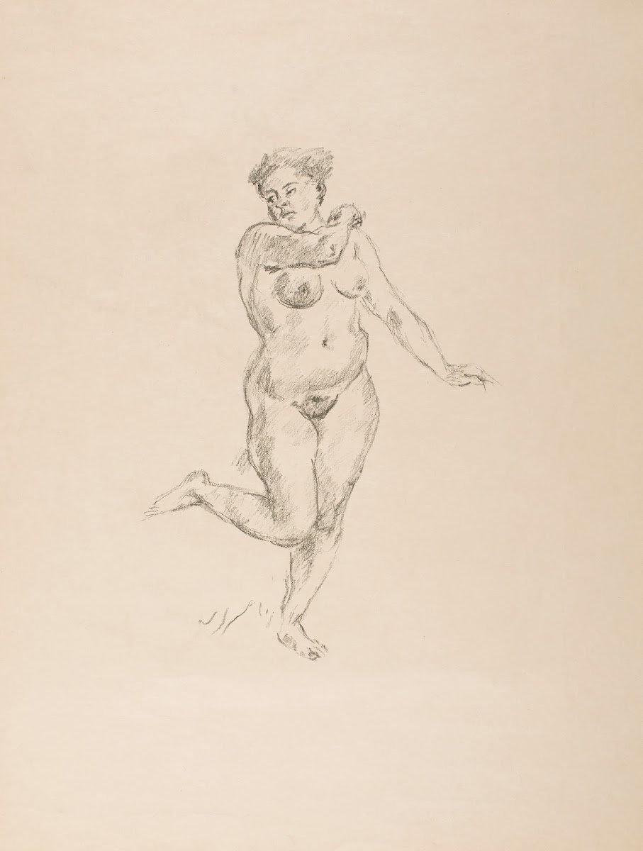 Female Nude Study for Judith and Holofernes 1911