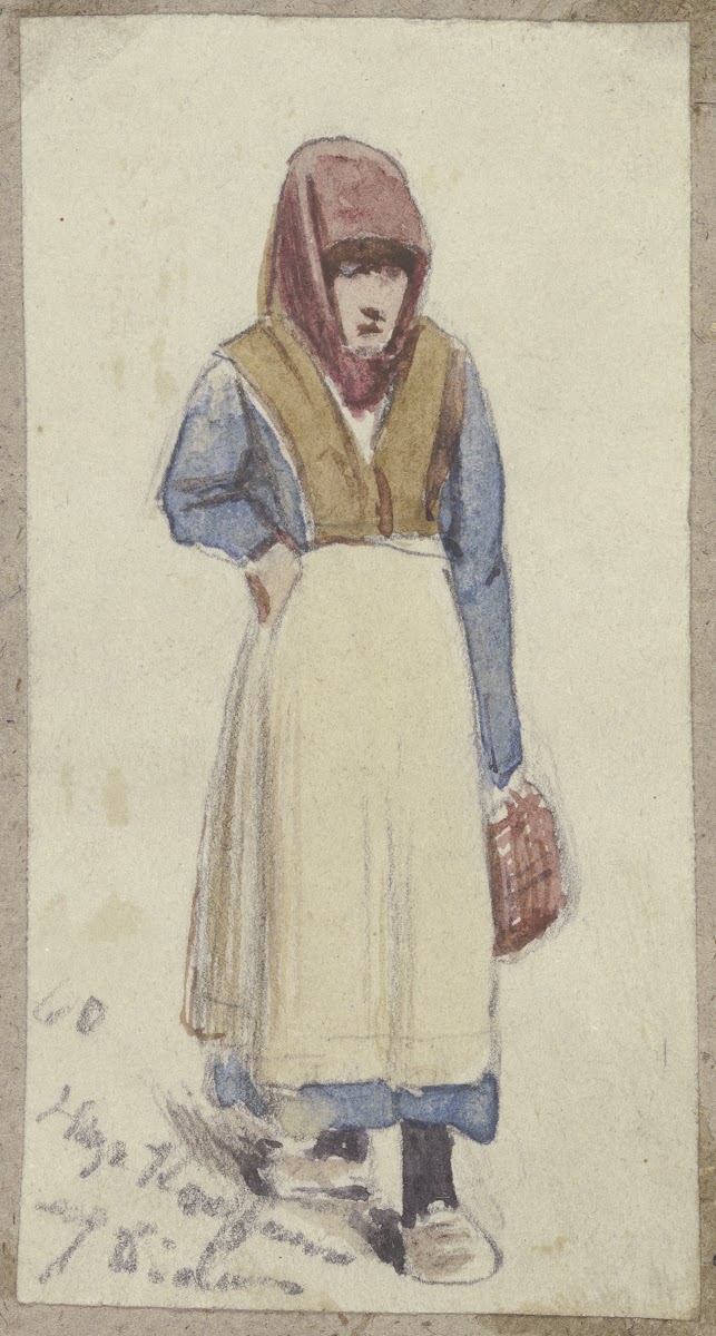 Screaming woman 1860