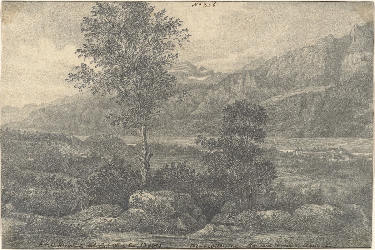 Bonneville near Geneva on the Road to Chamonix 1821