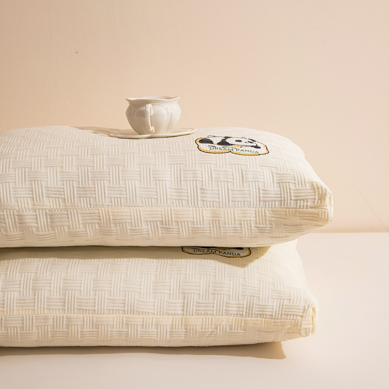 Pillow with soybean fiber, waffle pattern, 48×74 cm