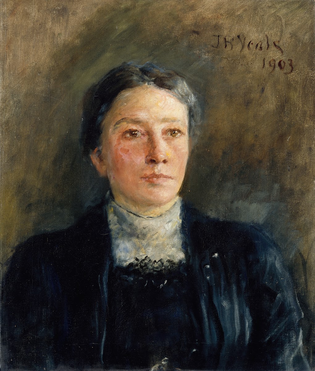 Portrait of Augusta Gregory 1852 1932 Dramatist 1903
