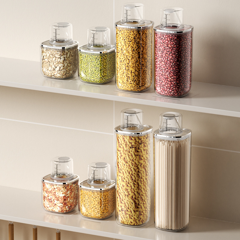 Plastic Storage Container, Rectangular, 0.6–2 L