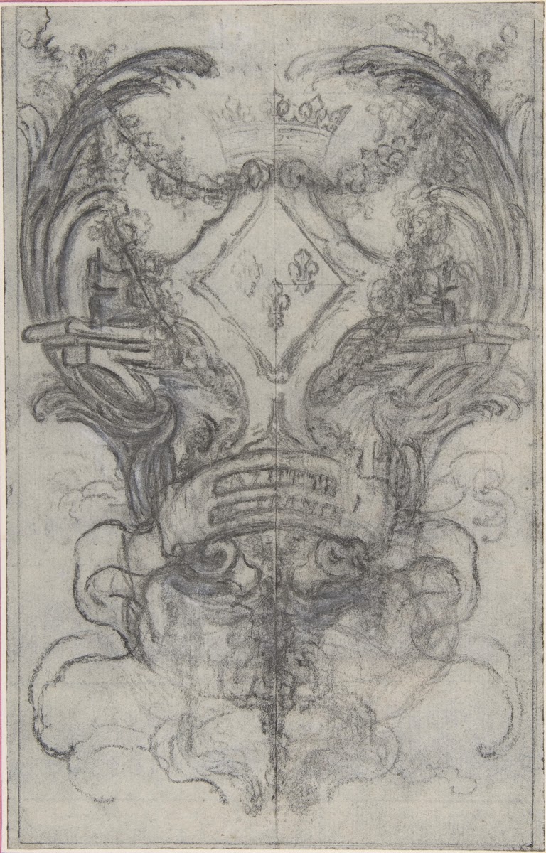Design for the Headpiece of the Gazette de France 18th century