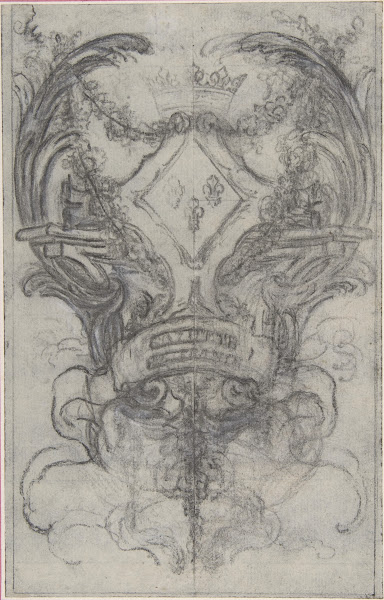 Design for the Headpiece of the Gazette de France 18th century