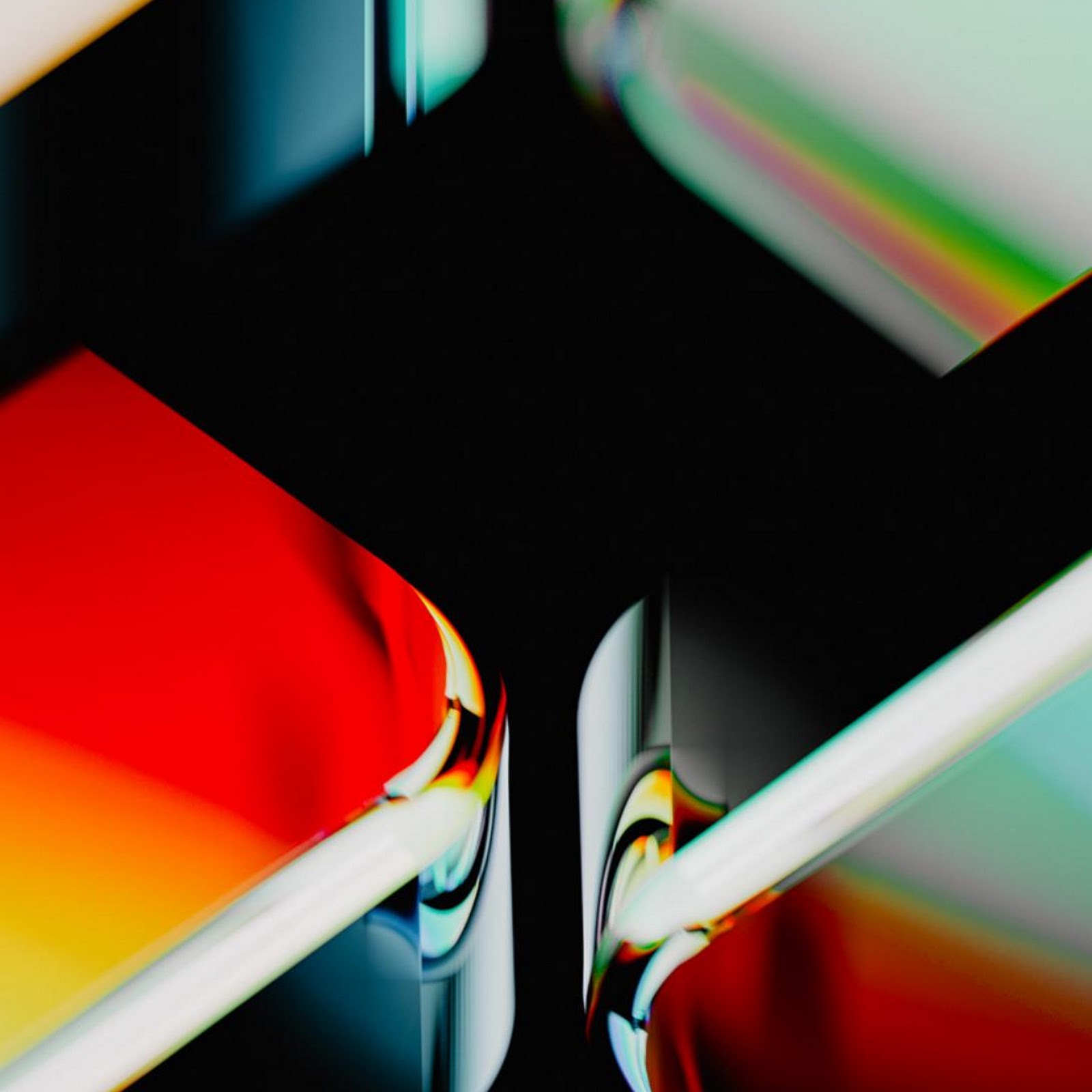 Download Abstract Glass Prism Refractions Full HD iPhone