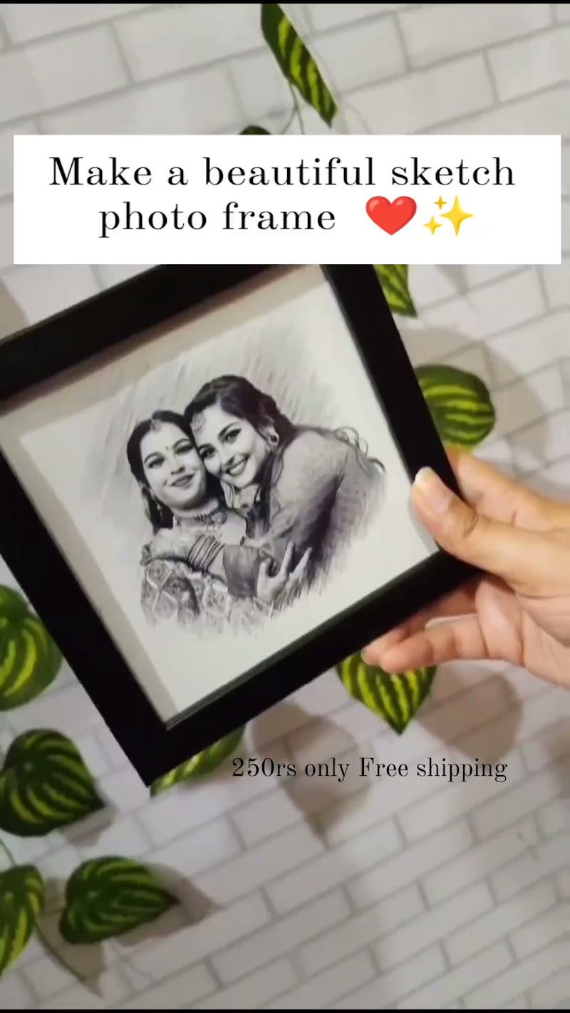 Floral Glass Frame #1