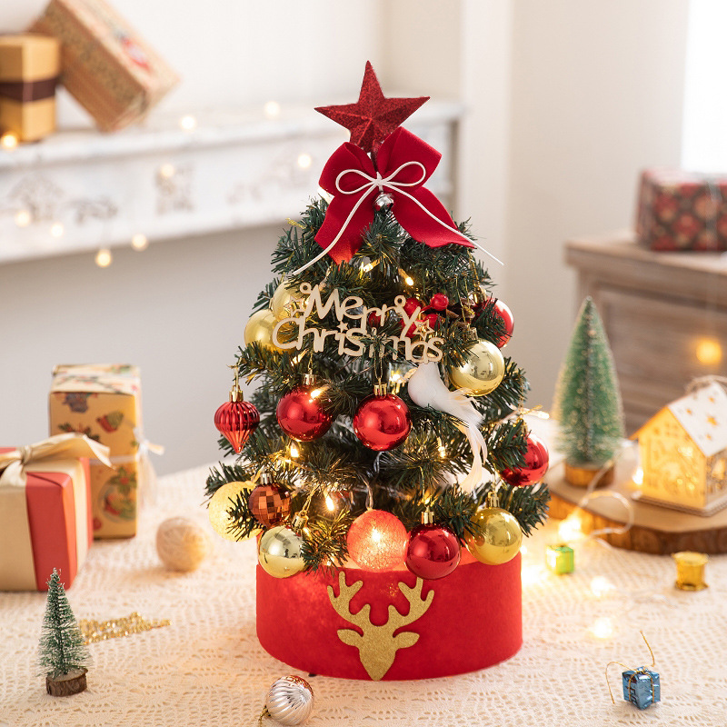 Mini Christmas tree, PVC, 45 cm or 60 cm