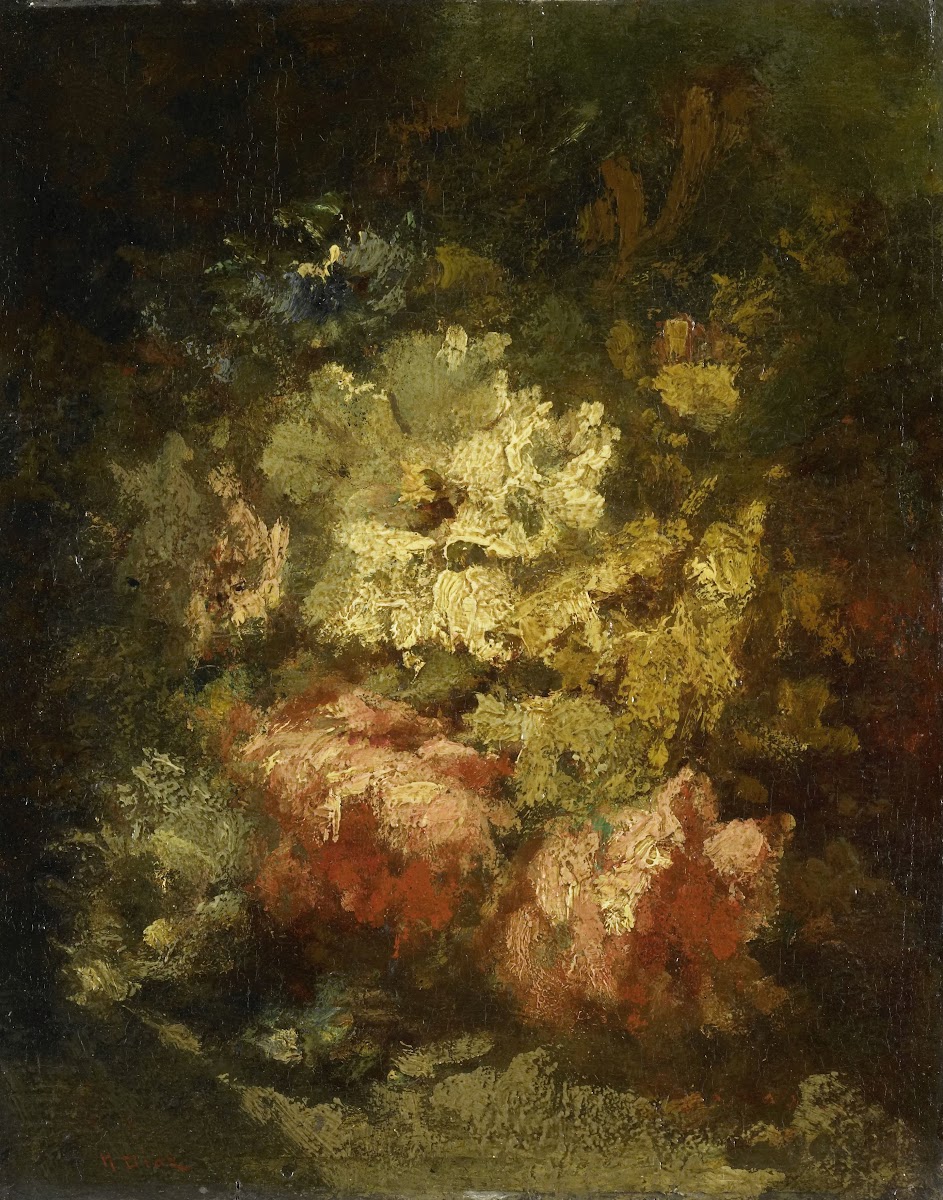 Still Life with White and Red Roses 1860   1876