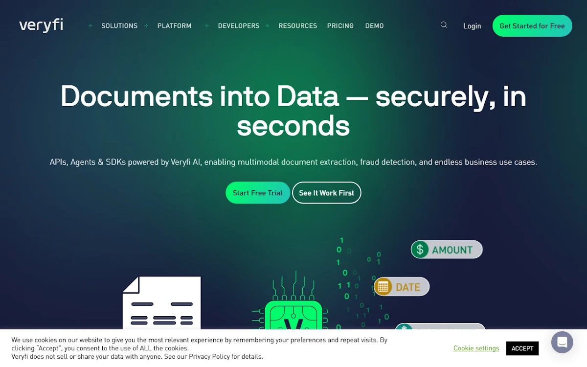 Captura de veryfi.com