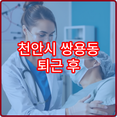 천안시 쌍용동 퇴근 후 이용 가능한 내과 야간진료 정보