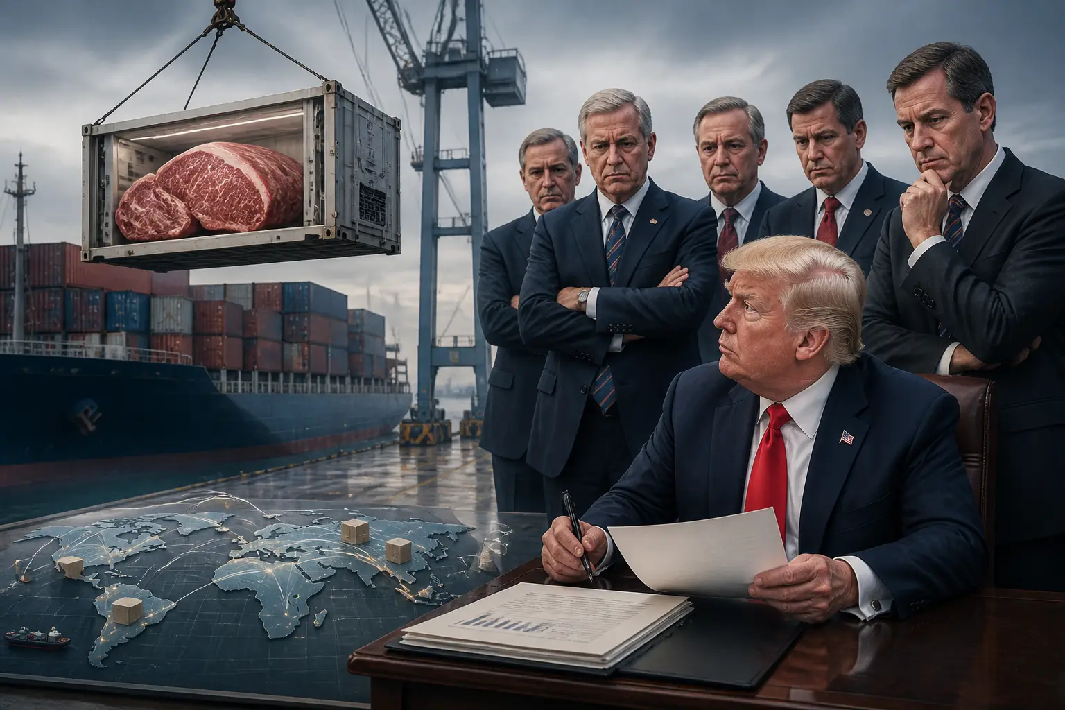 Editorial image for Trump faces Republican backlash over plan to lift beef import tariffs