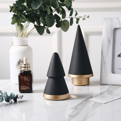 Ceramic Christmas Tree, Geometric Design