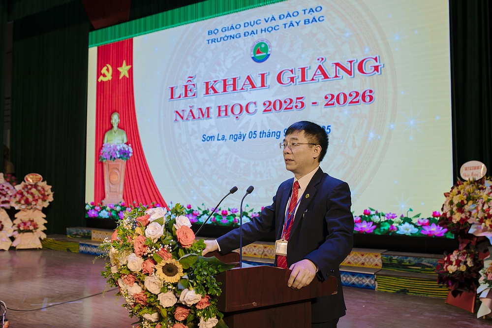 Trường Đại học Tây Bắc tổ chức lễ khai giảng Năm học 2025 - 2026