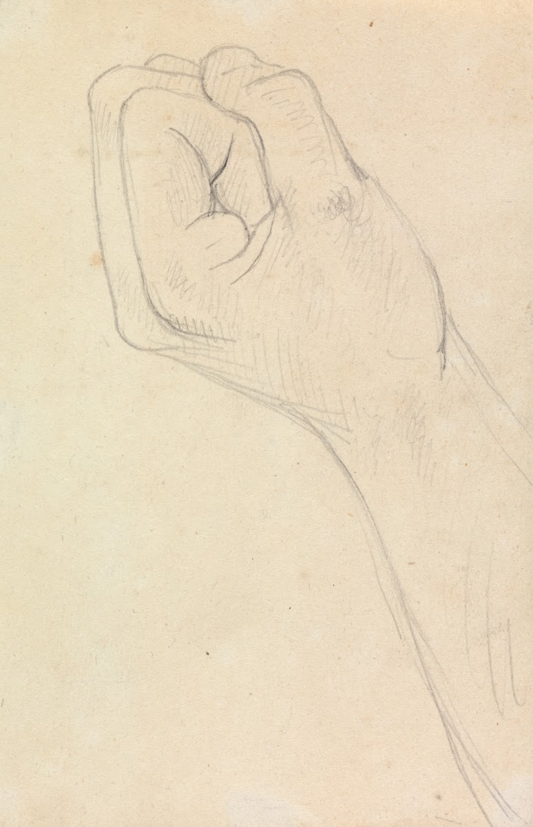 Study of a Hand Balled into a Fist