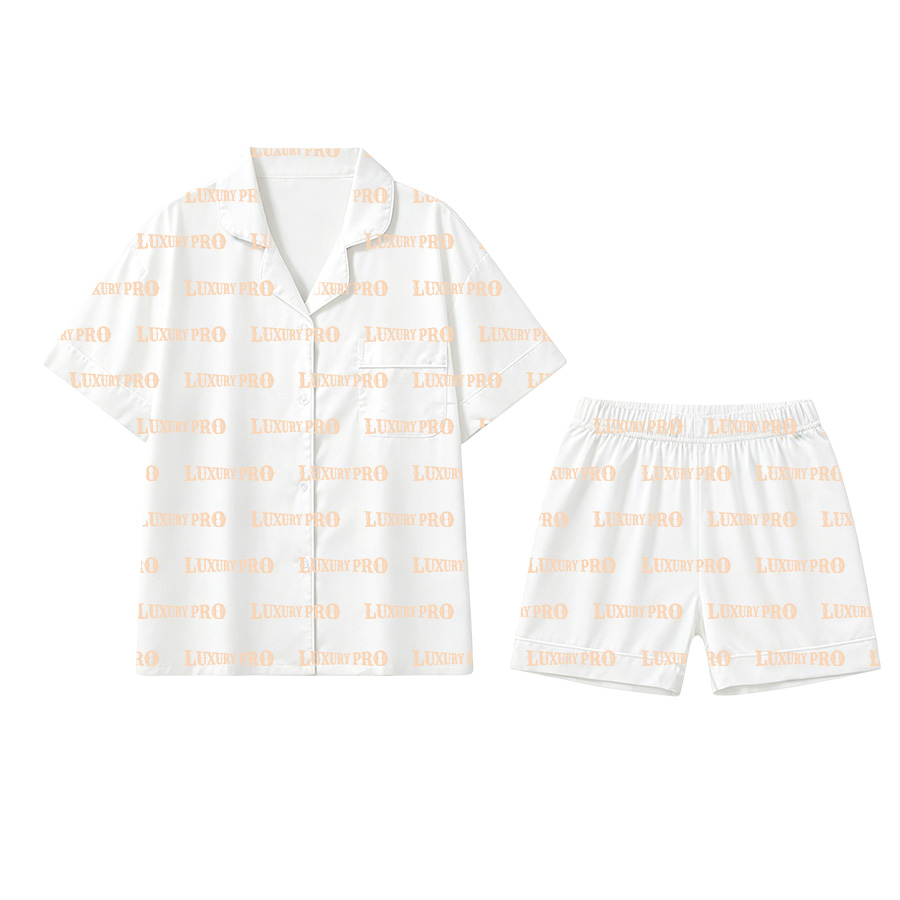 AOP Short Sleeve & Shorts Pajama Set