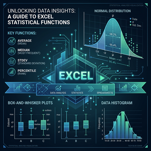 Hàm Thống Kê Trong Excel: AVERAGE, MEDIAN, MODE, STDEV, PERCENTILE