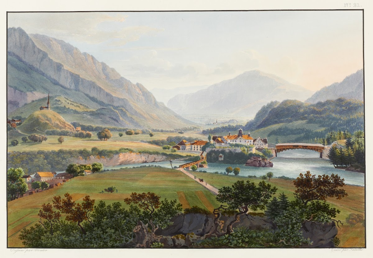 Réunion du Rhin antérieur et du Rhin postérieur a Reichenau
