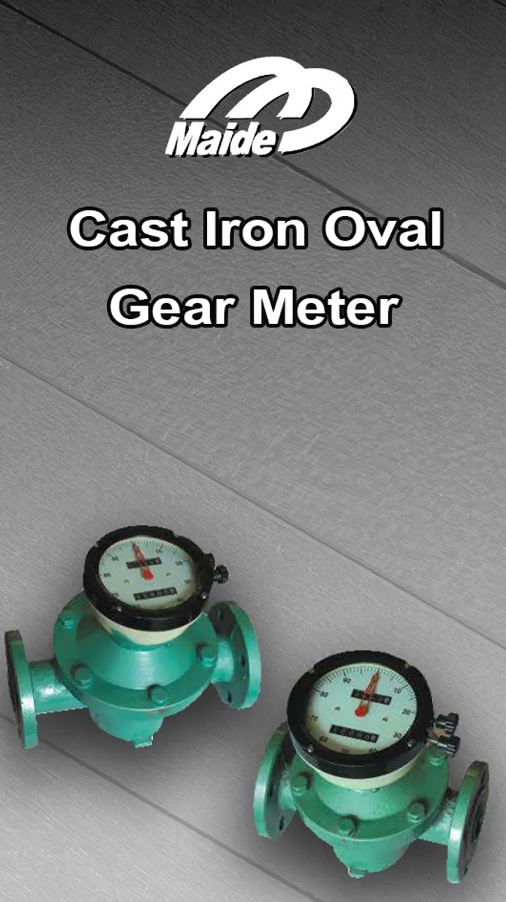 Cast Iron Oval Gear Meter