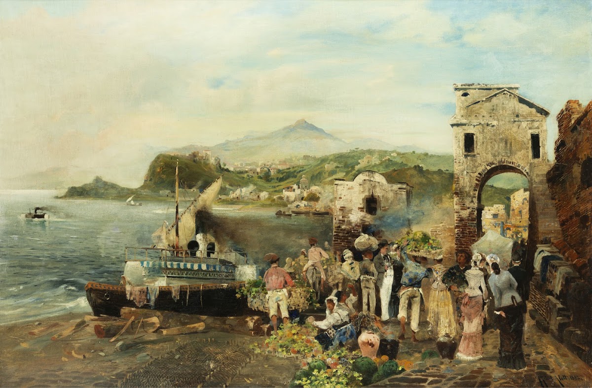 Mediterrane Uferlandschaft 1882
