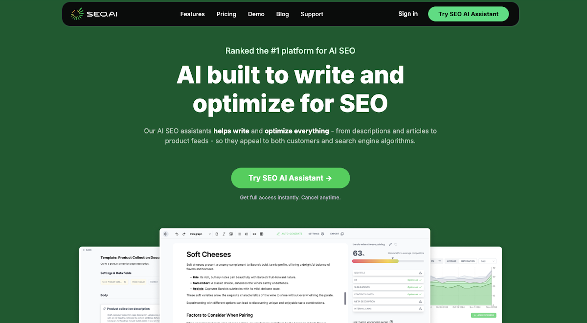 Captura de Pro SEO AI