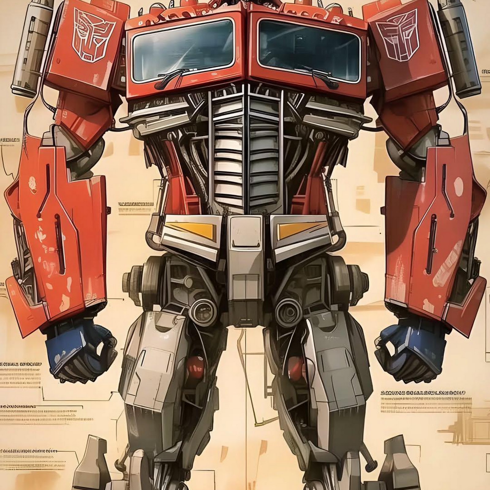 Download Optimus Prime Transformers Concept Art Full HD iPhone