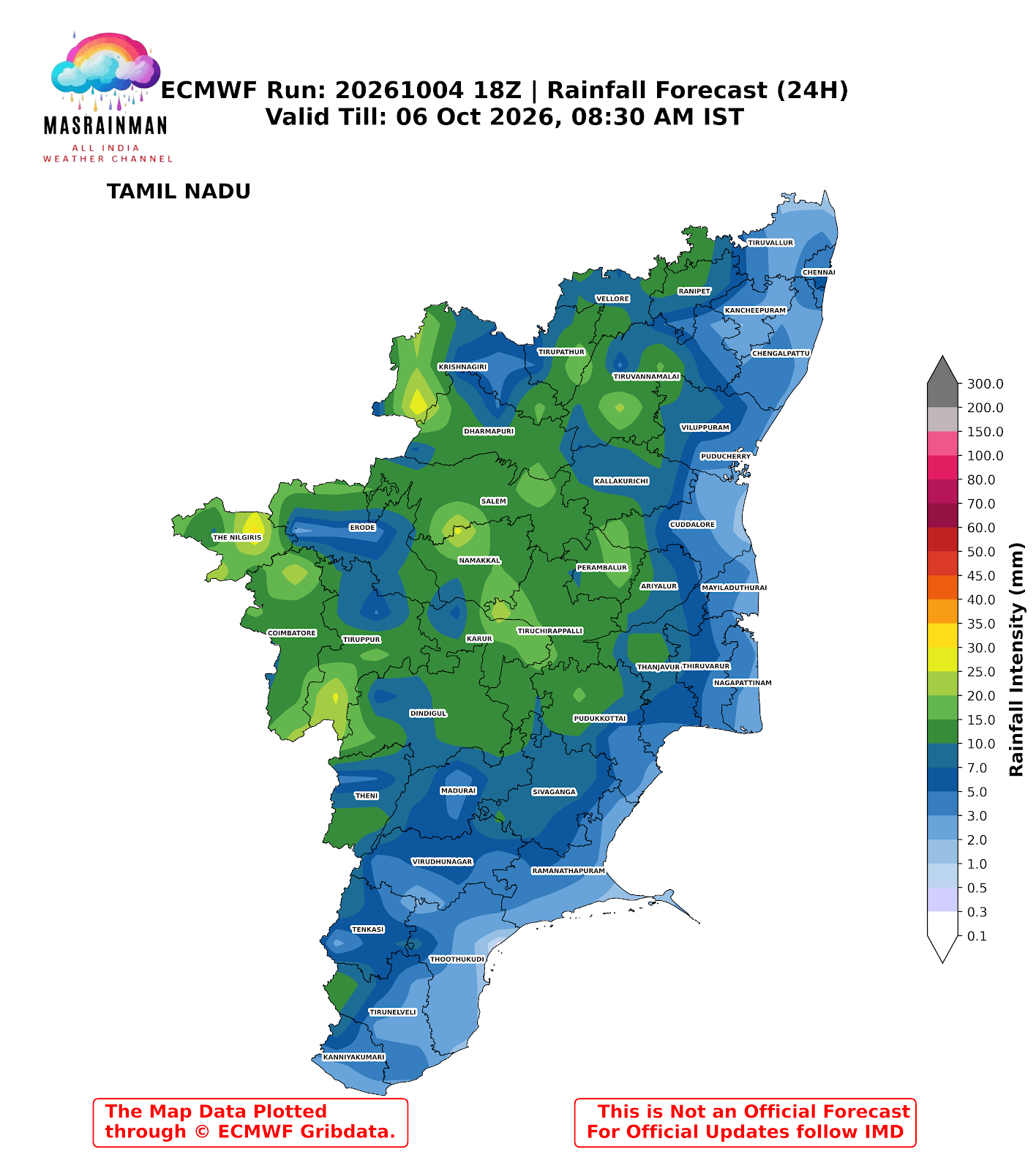 Tamil Nadu - MasRainMan Weather