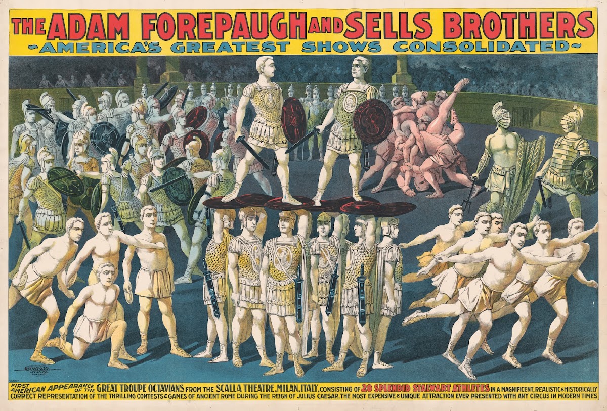 First Amercian appearance of the great troupe Octavians from the Scalla Theatre