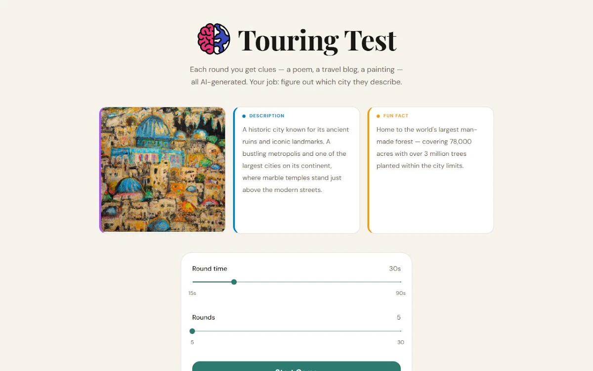 Captura de Touring Test