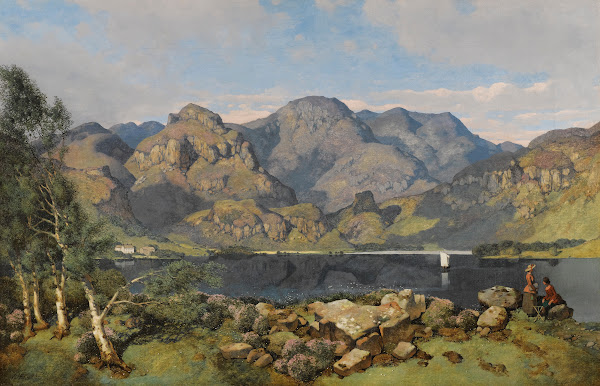 Derwentwater Looking Towards Borrowdale 1855