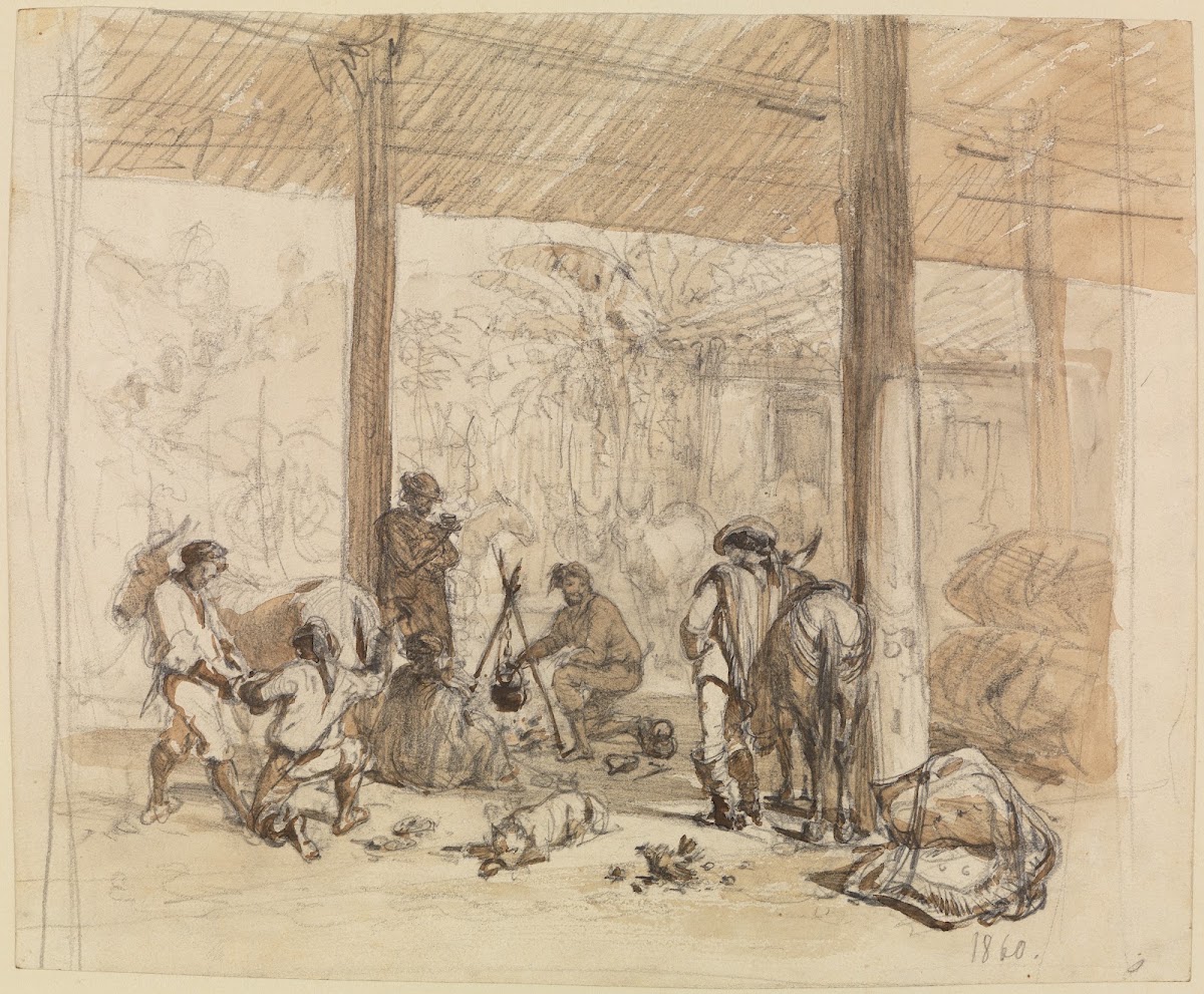 Brasilianisches Rasthaus 1860