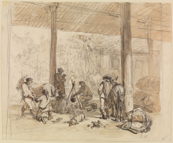 Brasilianisches Rasthaus 1860